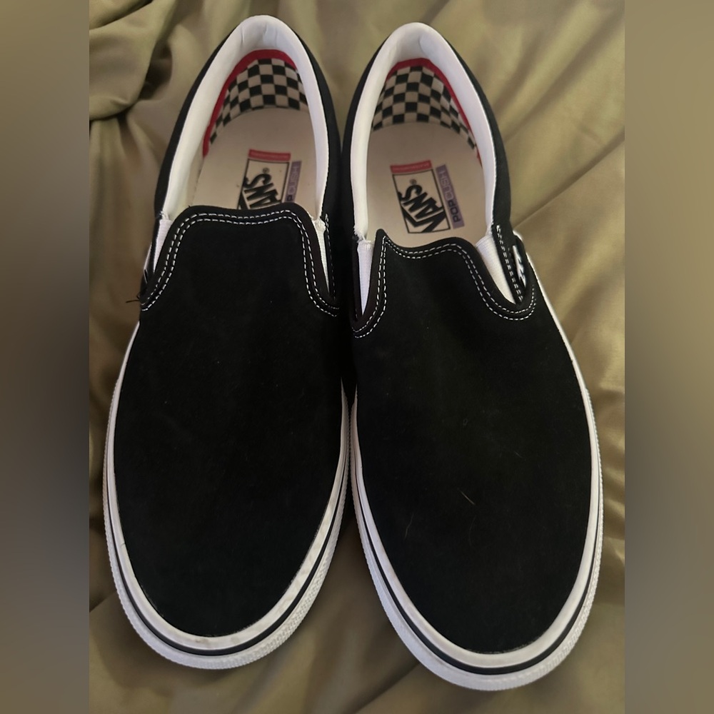 Worn Once size 12 men’s vans slip on